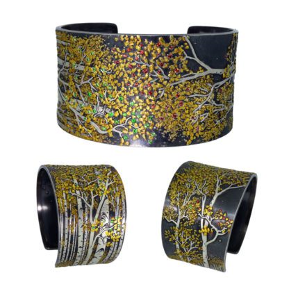 B222 Cuff Style 'Aspen Duet Solo' Bracelet