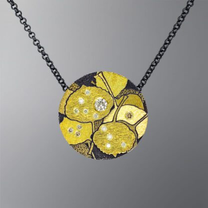 P027 'Dew Drops Glittering in the Sun' Pendant