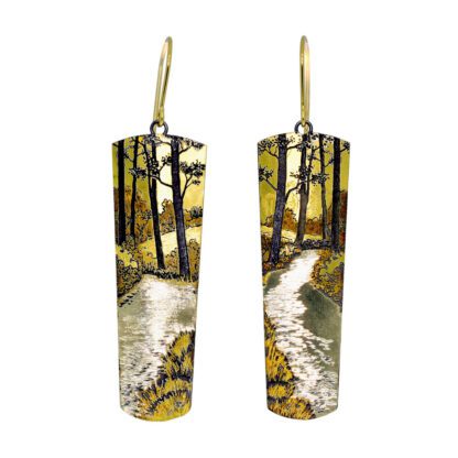 E662 'Forest Stream' Earrings