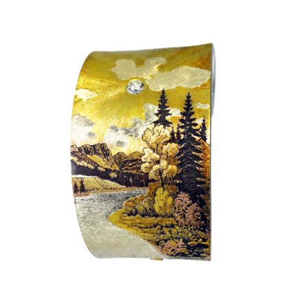 B220 Cuff 'Imaginary Float Trip in the Rockies'