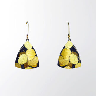E854 Earrings "Aspen Leaves Connecting to Earth"