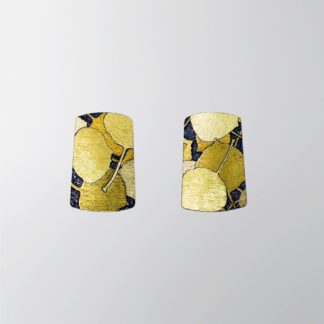 E867 Earrings “Aspen Leaves Connecting to Earth”
