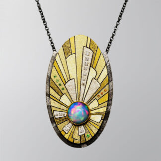 P226 Pendant “Opal in the Sky - Expanding Universe”