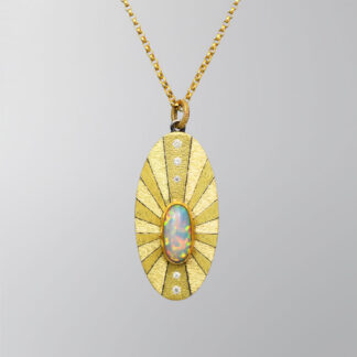 P234 Pendant “Radial Abstract”