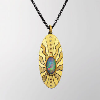 P192 Pendant “Radial - Abstract”